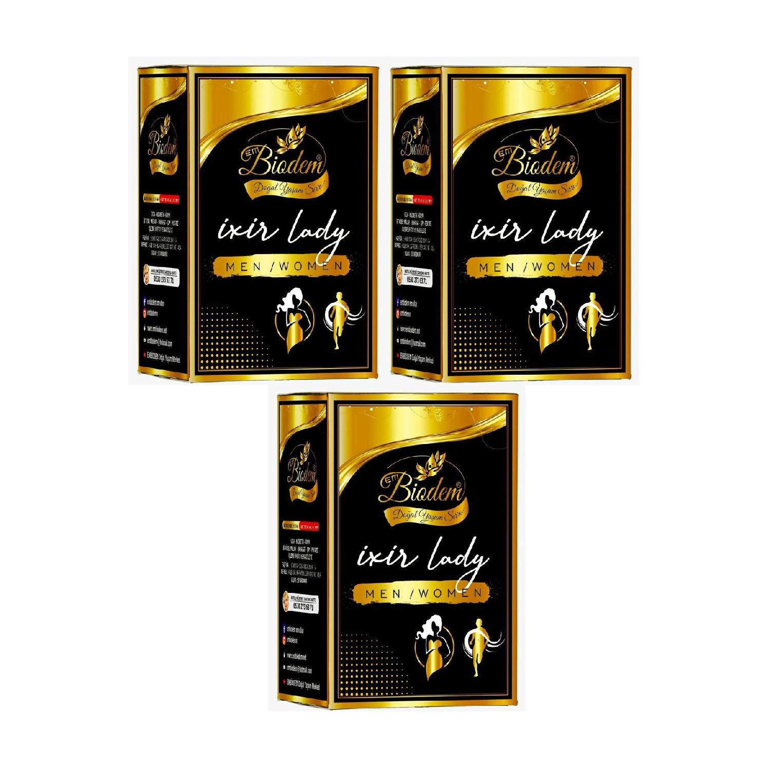 

Ixir Lady Herbal Form Detox 30 фильтрованных чайных пакетиков - 3 коробки