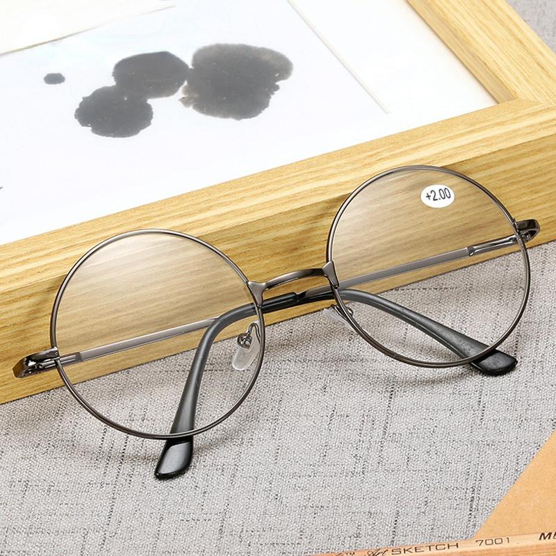 

Ретро металлические круглые очки для чтения готовые диоптрии +1,0 1,5 2,0 2,5 3,0 3,5 унисекс очки для чтения пресбиопии женщины мужчины