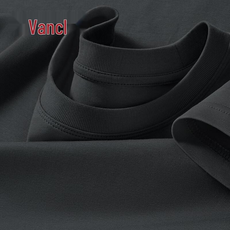 VANCL Men's Pure Cotton Loose Round Neck T-Shirt