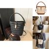 Fashionable Bucket Bag For Women 2024 Summer New Simple Casual Single Shoulder Bag