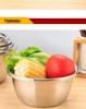 304 Stainless Steel Multi-Use Basin with Lid - Ideal for Washing Vegetables, Kneading Dough, Mixing, and Cooking