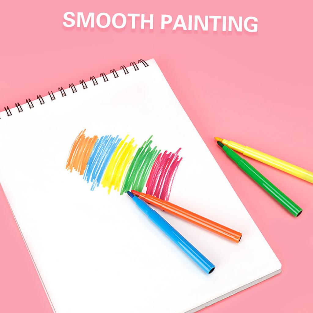 12pcs Washable Watercolor Paint Pens Marker Set Airbrush Color Pen Refills for Electric Spray Pen Marker Sprayer Art