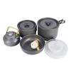 Non-Stick Portable Cookware Set with Teapot for 5-6 People - DS-508 Camping & Picnic Set