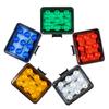 9 LED 5W Spot Work Light 12V 24V Flashing Car LED Spotlight Square Auto Truck Off Road Mini Ledbar atv Offroad Accessories 4x4