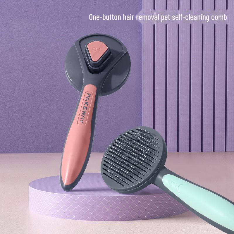 One-Click Hair Removal Pet Comb for Cats and Dogs 