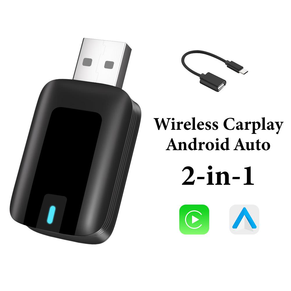 

FLIXIVI 2026 CarPlay Wireless Adapter Android Auto To USB Car Play Wireless Intelligent Systems Wireless Adapter Mini AI Box B2