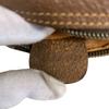 GUCCI 6423 Vintage Old Gucci Pochette GG pattern PVC Shoulder Bag Brown PVC Used