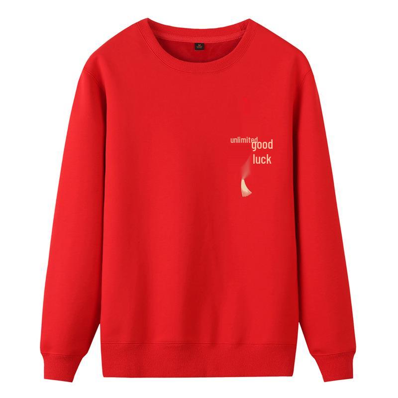 

2026 Year of the Horse Unisex Red Hoodie - New Year & Company Meeting 5XL