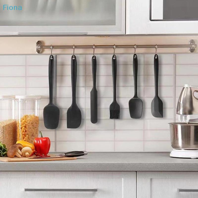 6Pcs Silicone Baking Spatula Cake Cream Spatulas Heat-Resistant Non-stick Kitchen Utensils