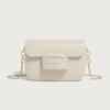Niche design bag spring women's versatile fashion high-end exquisite messenger bag saddle tofu small square bag