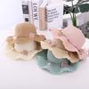 Travel Children's Hat Female Summer Sun Protection Princess Beach Hat Sun Hat Girl Straw Hat Sun Hat Baby Bucket Hat