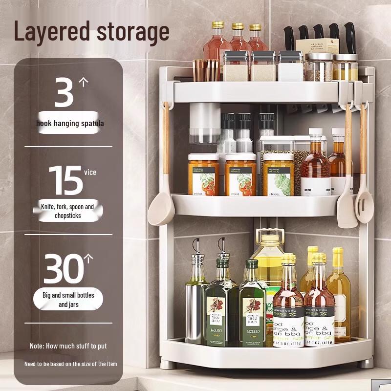 Yingbai 3-Layer Kitchen Storage Rack