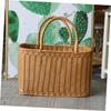 BESPORTBLE 1pc Woven Basket Outdoor Basket Baskets Basket for Fruit Large Woven Baskets for Storage Flower Woven Basket Wicker Basket with Plastic