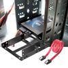 1 set Suport pentru hard disk Compatibil pe scară largă Instalare ușoară din metal Suport HDD de 2,5 inci până la 3,5 inci Suport SSD cu cablu de date SATA pentru computer
