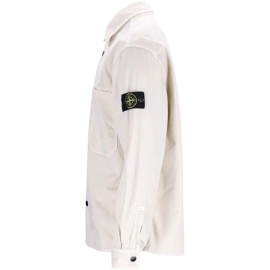 STONE ISLAND Badge Pointed Collar Button Long Sleeve Shirt Men Shirts K2S151200025S0184-V0193