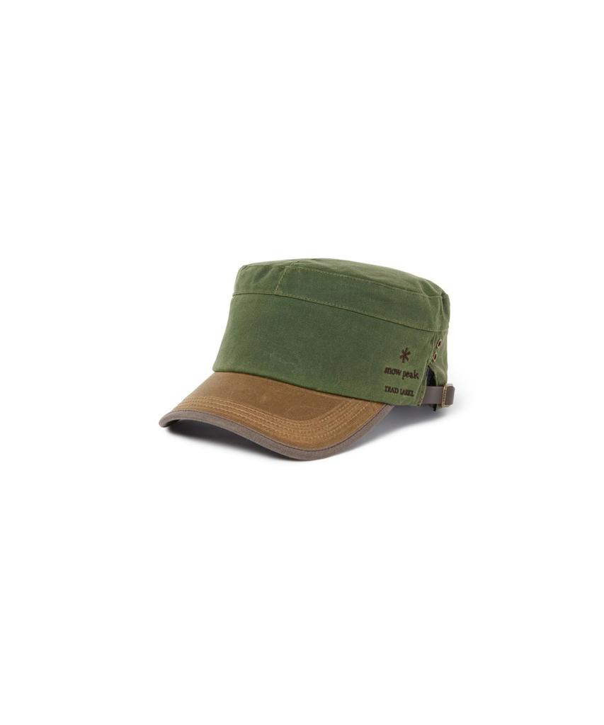 Snow Peak Oiled Military Cap Headwear Cap Hat OLIVE One SPTL-AC-26SU904 Men's Women's