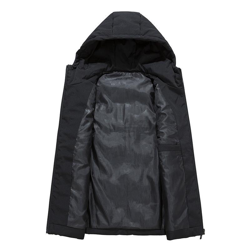 Warm Cotton Clothes, Vest Men'S Winter Tops, Men'S Clothing, Youth Windproof And Cold-Resistant Casual Cotton-Padded Jackets