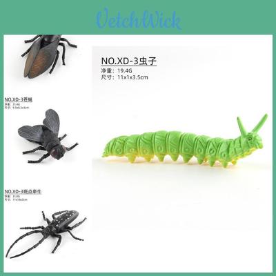 Realistic Pvc Insect Model Set Featuring Beetles Butterflies Ladybugs Caterpillars And More