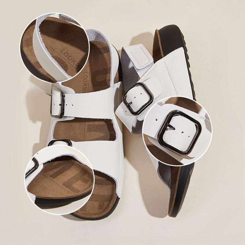 Thick-soled Sandals Beach Shoes One-shoulder Shoes Versatile Slippers
