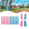 12 .75 Inch Lightweight Padded Foam Trampoline Pole Covers Replacement for Tubing Jump Bed.