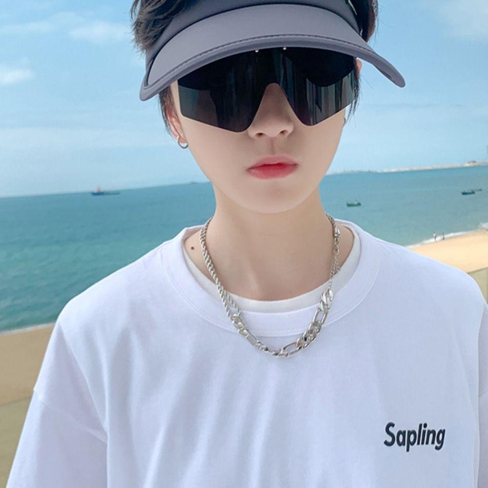 Sun Protection Empty Top Cap Breathable Sport Hat Summer Sun Hat with Sunglass  Golf Tennis