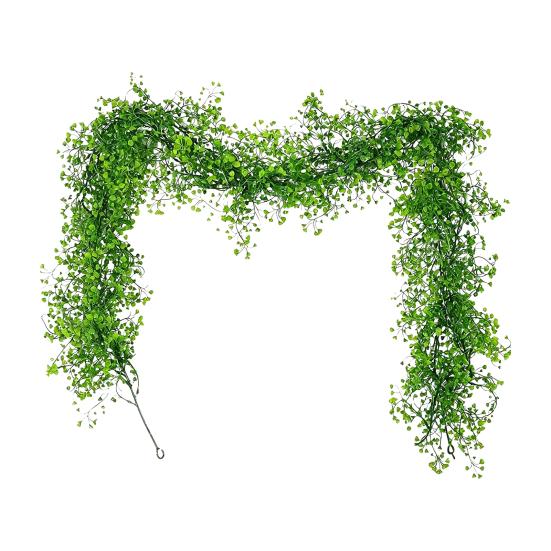 Multicolored Seasonal Vines 1.8M Artificial Ivy Vines, Halloween Garland Hanging Plastic Leaves Vine, UV Resistant Flexible for Porch Greenery Indoor