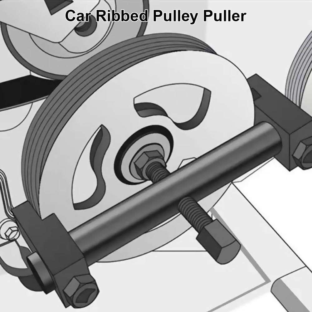 Car Parts Modification Repair Tools Ribbed Drive Pulley Adjustable Steering Wheel Disassembly Universal Crankshaft Remover