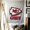Kansas City Chiefs Wall Tapestry Aesthetic Wall Hanging Printed Fabric Blanket Decorative Tapestries for Bedroom Living Room Home Decor