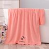 Soft Coral Fleece Twelve Constellations Bath Towel Set - Absorbent & Thick for Couples