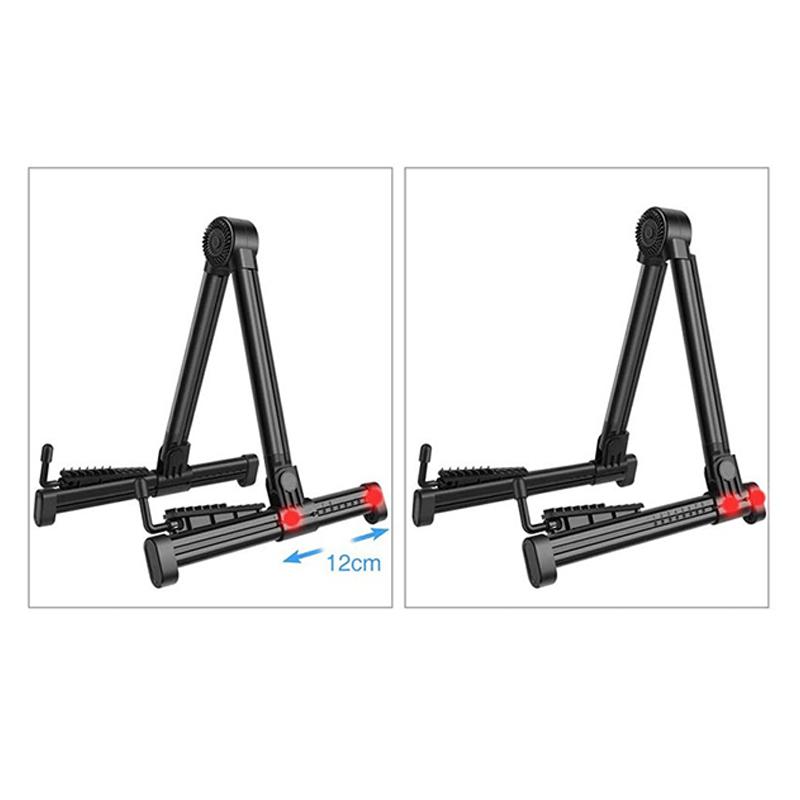 Guitar Stand Folding A Frame Floor Universal Abs For Acoustic Classical Electric Bass Guitars Banjo Ukulele Portable