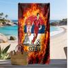 Asciugamano da Spiaggia Stampa Serbia Asciugatura Rapida Super Assorbente Morbido Asciugamano da Bagno per Nuoto Spiaggia Viaggio Souvenir Regalo