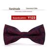 Wine Red Korean Bow Tie for Men - Ideal for Weddings and Best Man Attire