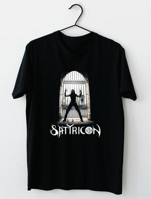 Vtg Satyricon Metal Band Heavy Cotton Black Unisex All Size T Shirt