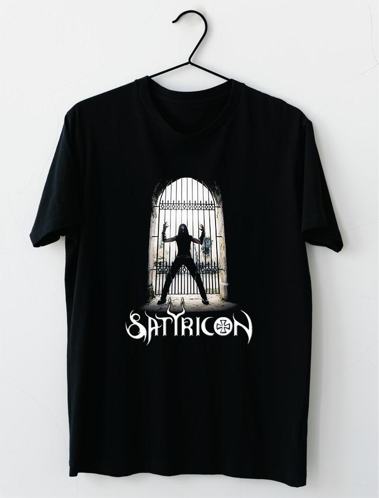 Vtg Satyricon Metal Band Heavy Cotton Black Unisex All Size T Shirt S