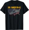 Aircraft Carrier USS Ranger CVA-61 Veterans Day Father's Day Gift Unisex T-Shirt