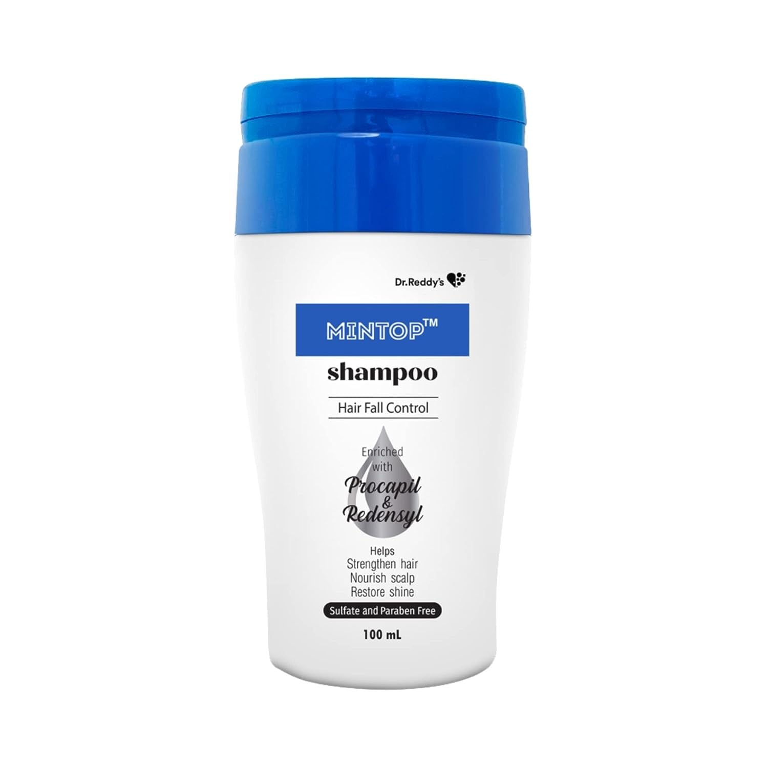 

Dr. Reddys Mintop Shampoo 100 ml Pack for Hair Strengthening, Nourishment, and Hair Fall Control