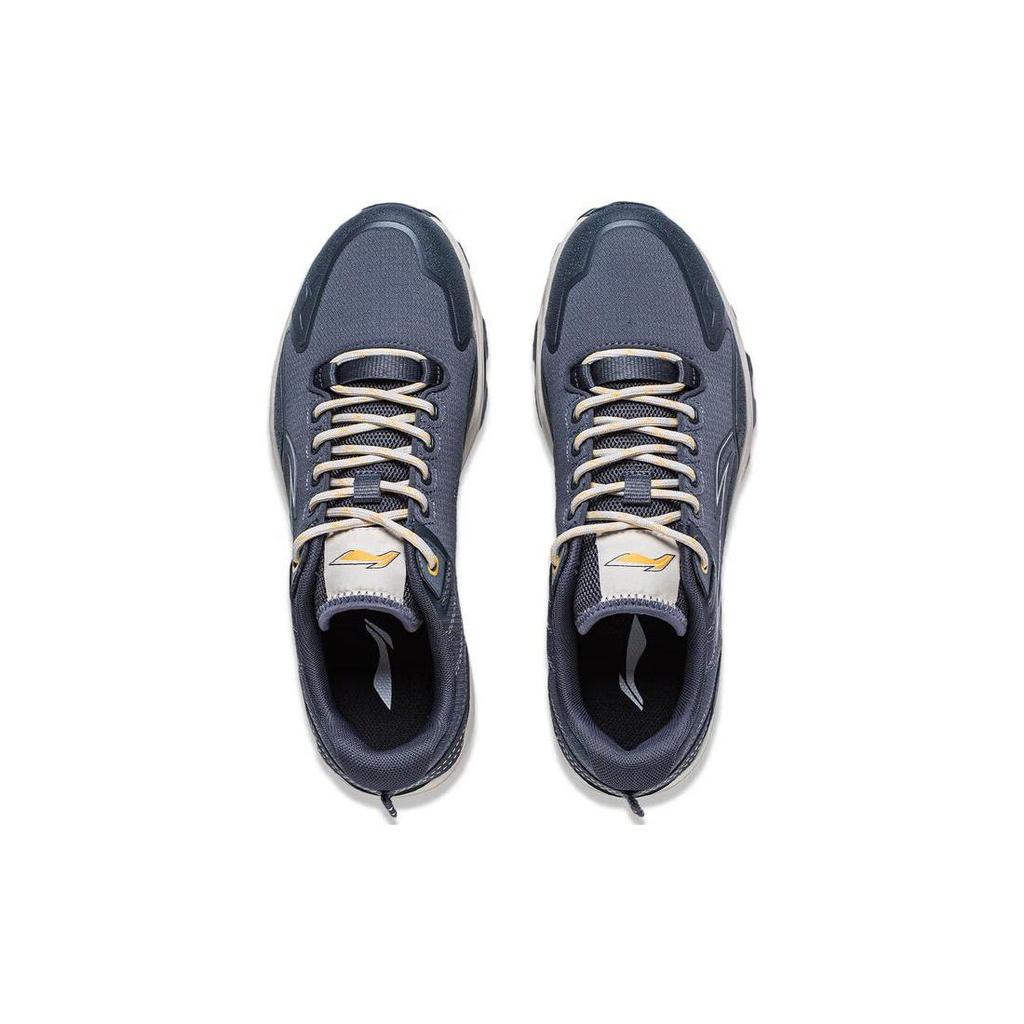 Li Ning Gundam Cushioning Comfortable Non-Slip Low-Top Running Shoes Men Sneakers Black Gray ARNT011-1