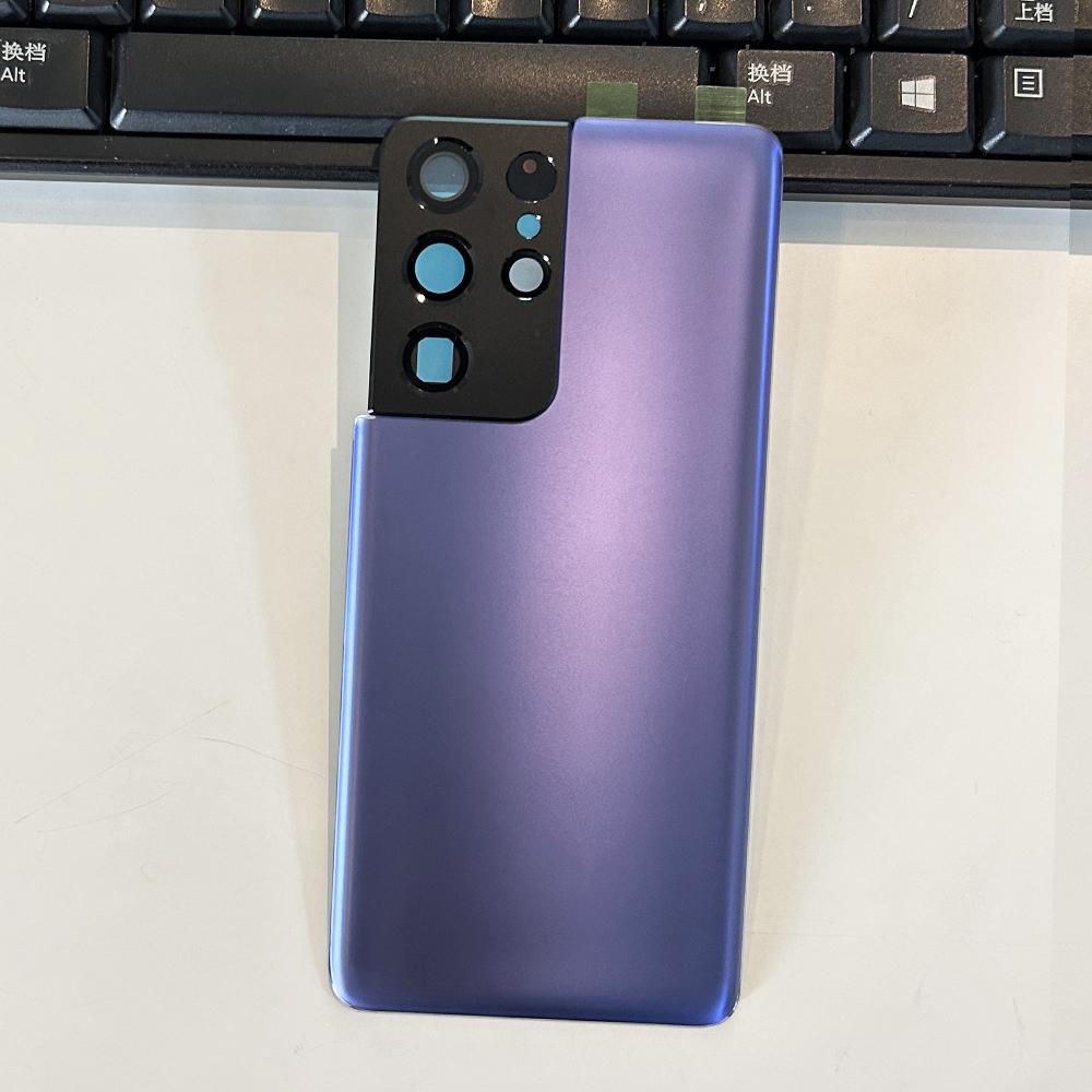 Back Glass Replacement Case Cover Housing For Samsung Galaxy S21 Ultra 5G SM-G998B Back Rear Glass Case + Tools