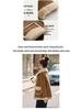 Women's 2025 Autumn/Winter Shearling Double-Sided Plush Fur Coat: Thick Deer Suede Cotton-Padded Jacket.