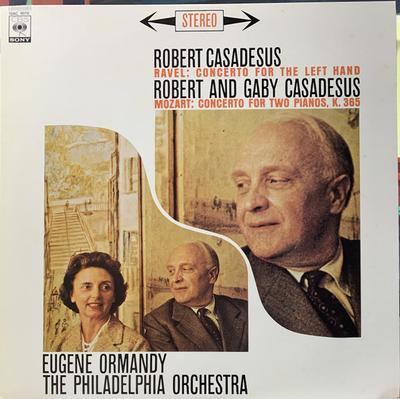 LP Record ROBERT CASADESUS GABY CASADESUS P  Ravel Concerto For The Left Hand  13AC1070 CBS SONY Japan Obi Classical Used