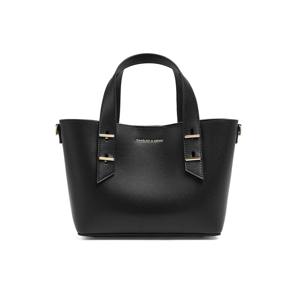 Charles & Keith Summer High-Value Versatile Popular Style Simple Commuter Tote Bag Crossbody Bag PU Shoulder Bag Small Size Women bags CK2-30782725