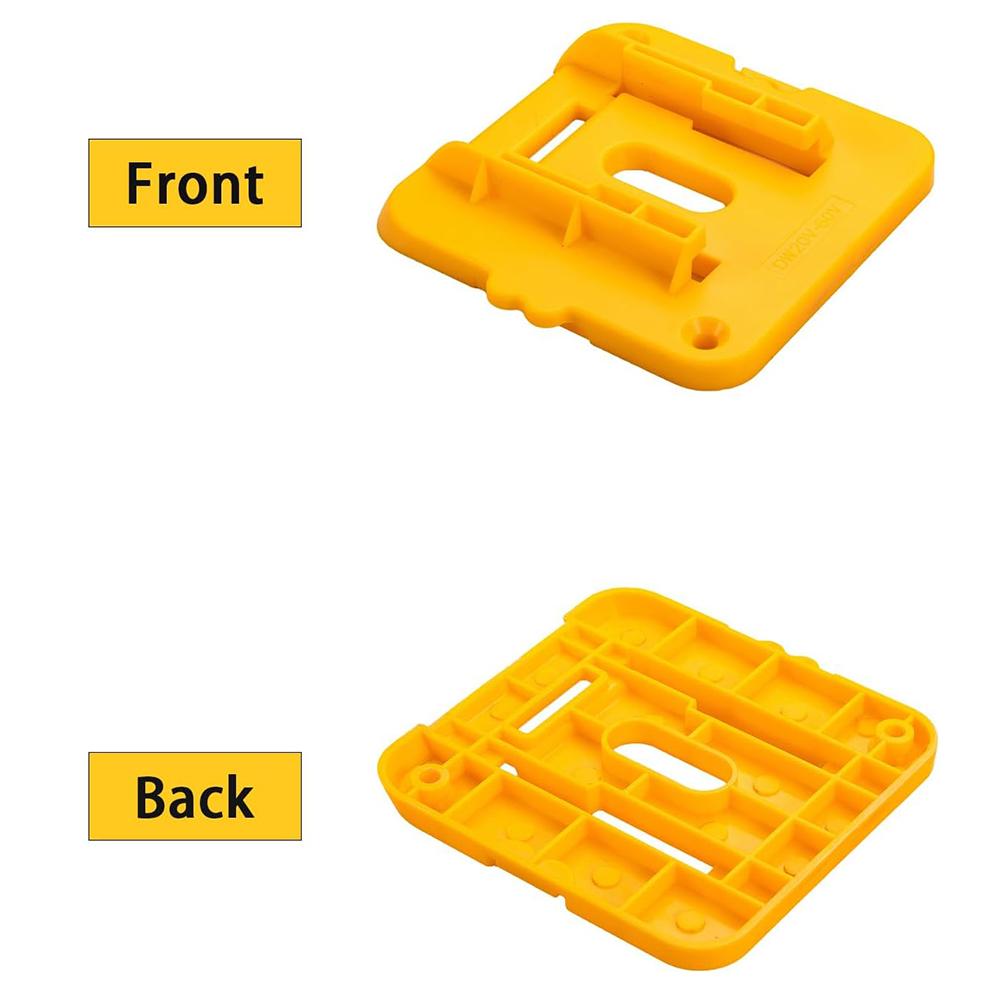 5PCS Battery Holder Storage Rack for Dewalt/Makita/Milwaukee 14.4V 18V Li-ion Battery Wall Mount Tool Bracket Fixing