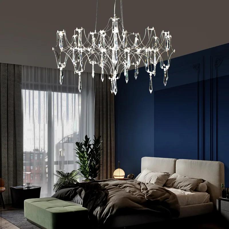 Modern Crystal Chandelier Living Dining Room Ceiling Chandelier Bedroom Pendant Light Home Lighting Hanging Lamps For Ceiling