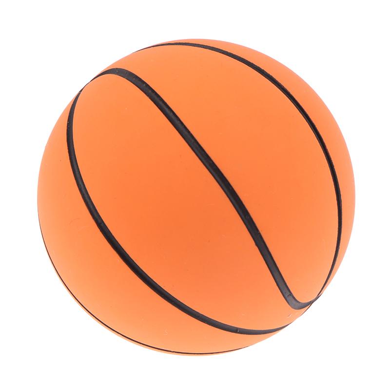 6Cm High Elastic Mini Rubber Basketball Decompression Hollow Elastic Ball Children'S Toy Outdoor Sports Beach Mini Basketball