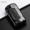 Abs Carbon Fiber Style Car Key Case Cover For Mitsubishi Xpander Outlander Asx Pajero Eclipse Cross Montero Keychain Accessories