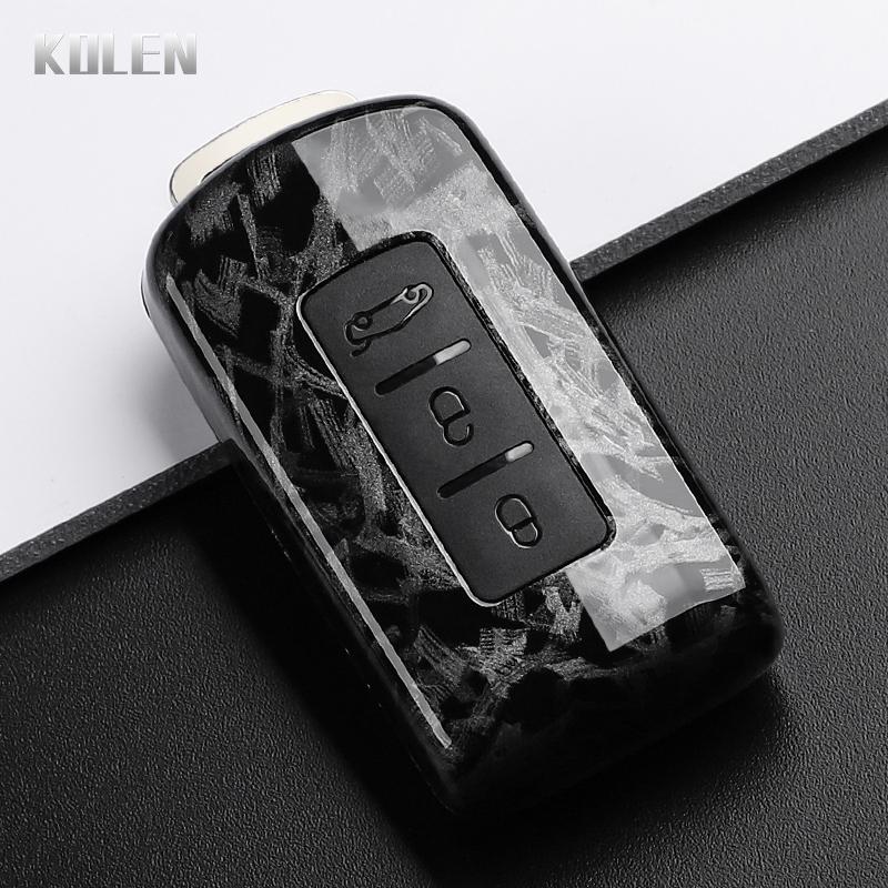 Abs Carbon Fiber Style Car Key Case Cover For Mitsubishi Xpander Outlander Asx Pajero Eclipse Cross Montero Keychain Accessories