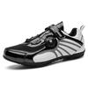 118 Cycling Shoes Bicycle Without Lock Rubber Sole Low Cut Breathable Mesh Fabric Men Women Rotating Buttons Couples