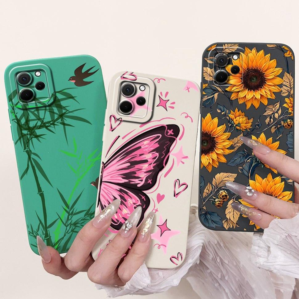 For Huawei Nova Y61 Case Soft Silicone TPU Cute Candy Phone Back Cover Case For Huawei Nova Y 61 62 Y61 Y62 Case NovaY61 Fundas