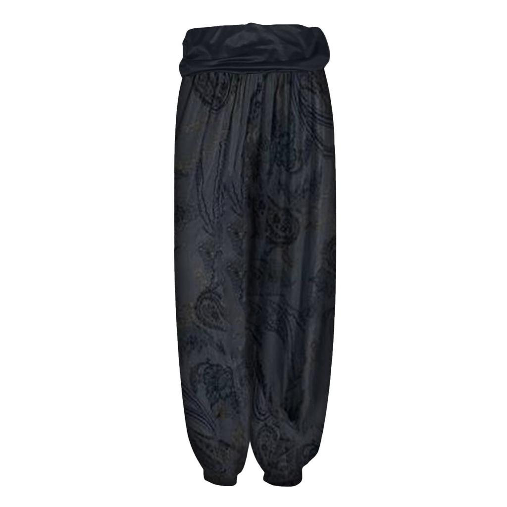 Women Plus Size Solid Color Casual Loose  Pants Yoga Pants Women Trousers