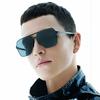 2026 Square Frame Polarized Nylon Sunglasses for Men - Double Bridge, Outdoor, UV Protection